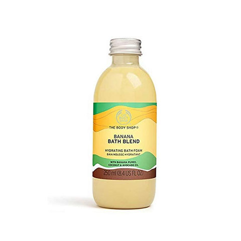 The Body Shop Banana Bath Blend Hydrating Bath Foam 250ml