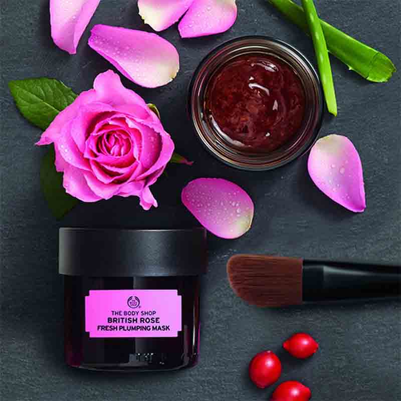 The Body Shop British Rose Fresh Plumping Mask 75ml