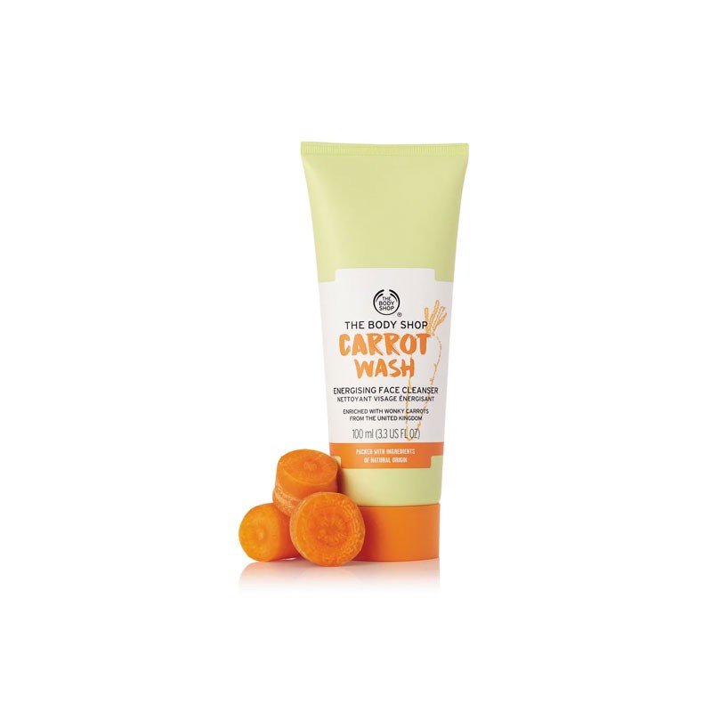 The Body Shop Carrot Wash Energising Face Cleanser 100ml