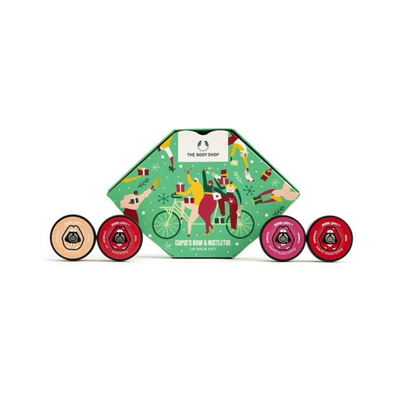 The Body Shop Cupid's Bow & Mistletoe Lip Balm Gift