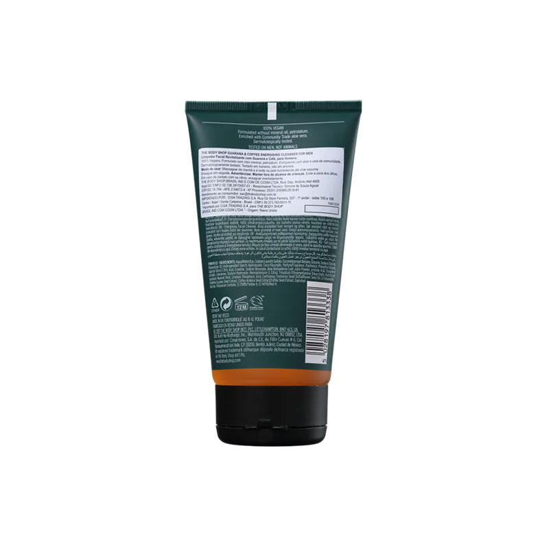 The Body Shop Guarana & Coffee Energising Cleanser For Men 150ml