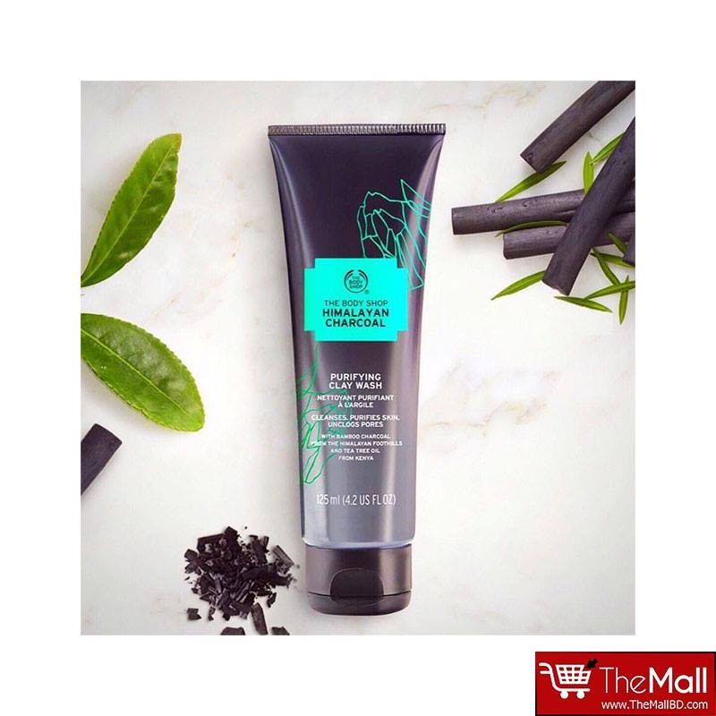 The Body Shop Himalayan Charcoal Purifying Clay Wash 125ml