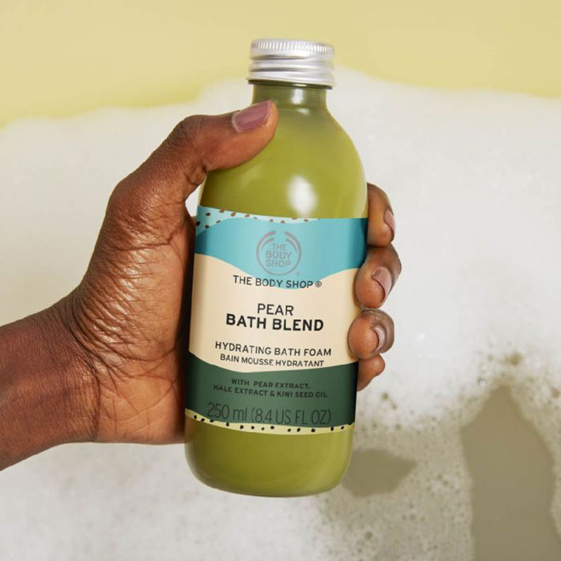 The Body Shop Pear Bath Blend Hydrating Bath Foam 250ml