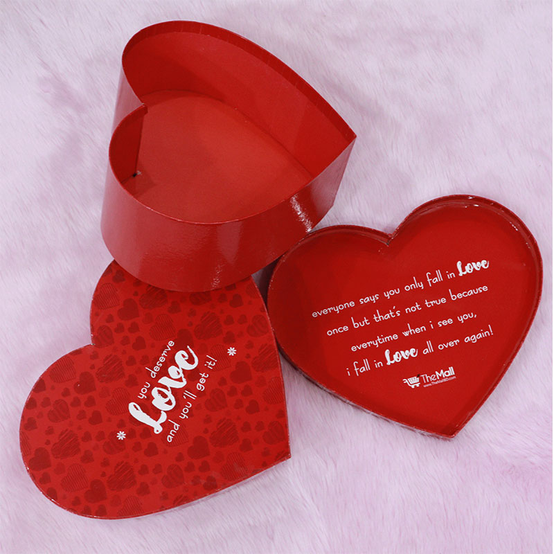 The Mall's Exclusive Heart Shape Gift Box