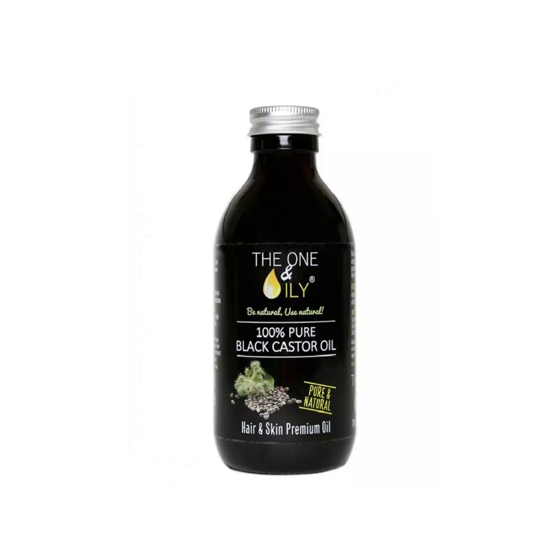 The One & Oily 100% Pure Black Castor Oil For Hair & Skin 200ml