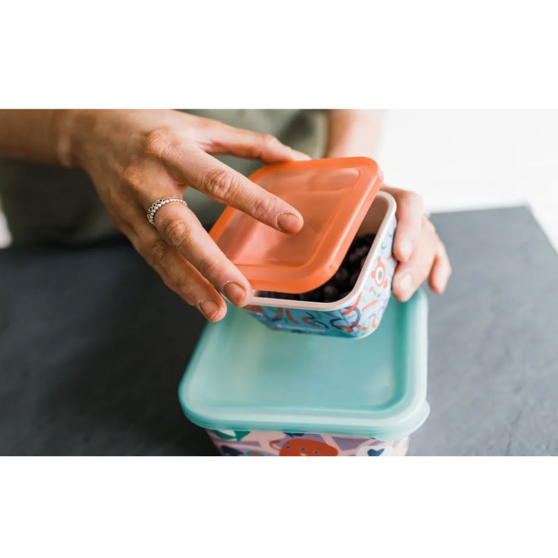 Tommee Tippee Chompers 3-piece Bamboo Stacking Snack Boxes - 18+M