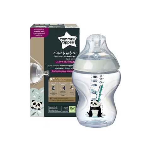 Tommee Tippee Closer To Nature Anti Colic Bottle (0m+) - 260ml (5023)
