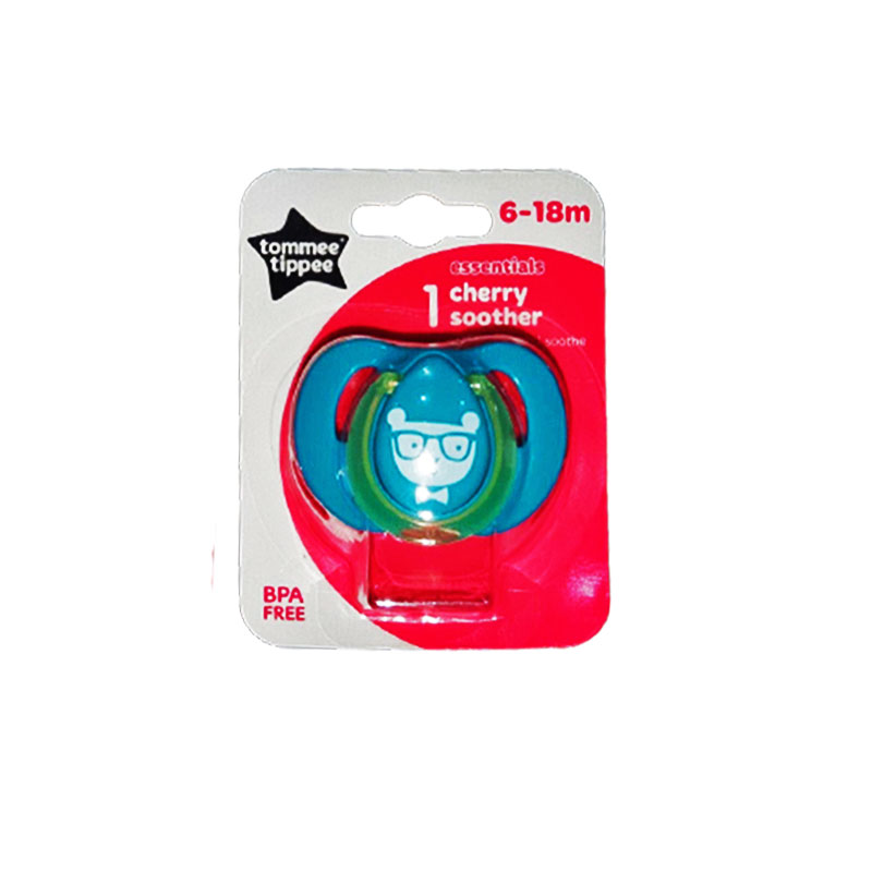 Tommee Tippee Essentials Cherry Soother For 6-18m - Green