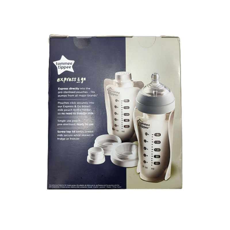 Tommee Tippee Express & Go Breast Milk Pouches 180ml - 20pcs