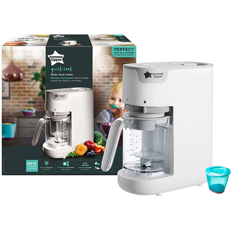 Tommee Tippee Quick Cook Baby Food Maker Steams And Blender (2250)