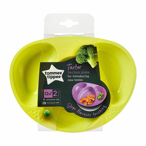 Tommee Tippee Taster Section Plates 12m+ - 2 pack