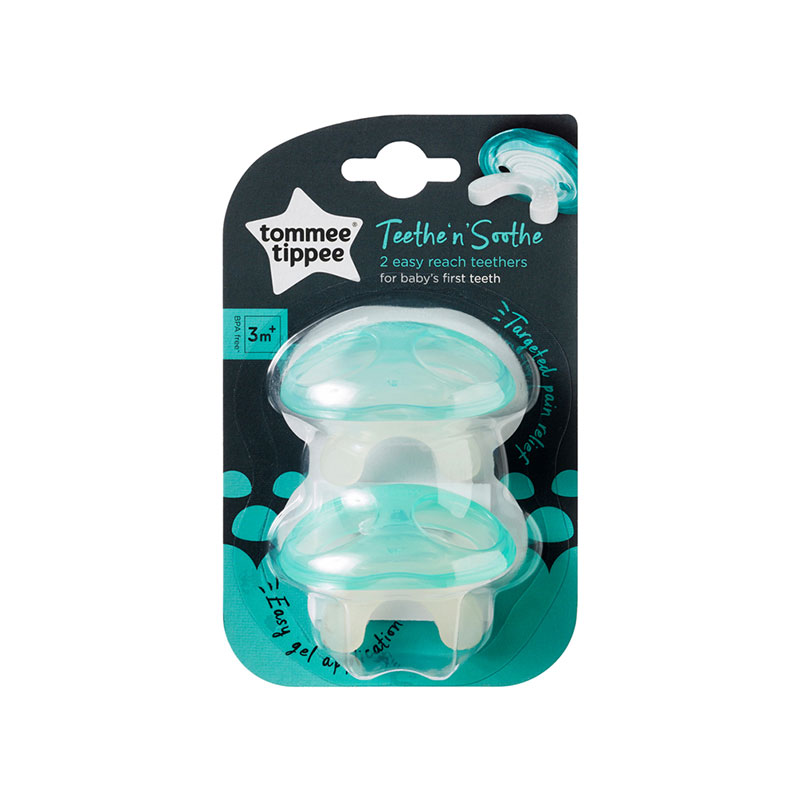 Tommee Tippee Teethe & Soothe 2 Easy Reach Teethers 3M+