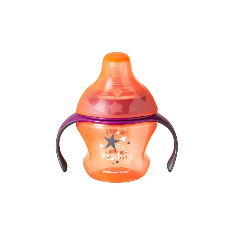 Tommee Tippee Transition Baby's 1st Soft Spout Cup 4m+ 150ml - Orange (0805)