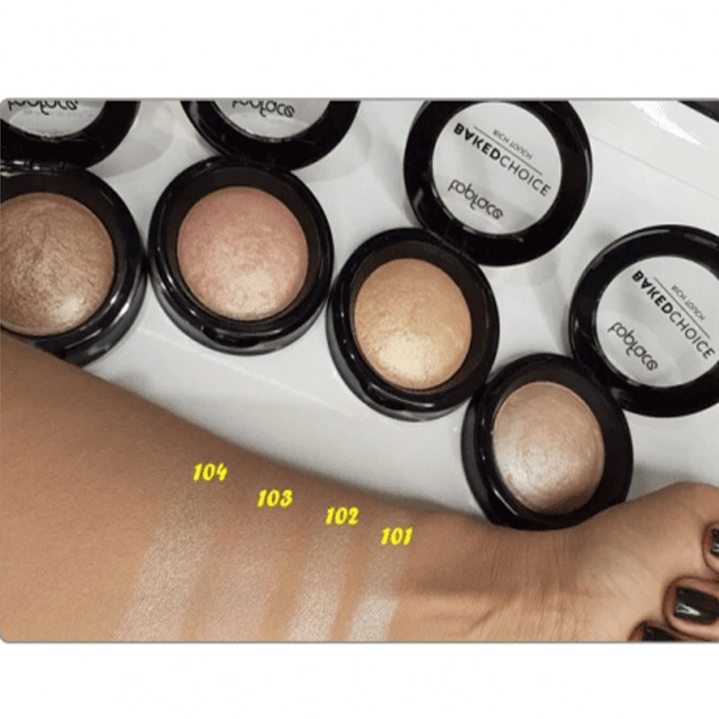 Topface Baked Choice Rich Touch Highlighter - 104 Nude Shimmer