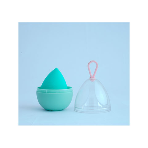 Travel Portable Water Drop Makeup Blender Sponge with Case - Paste
