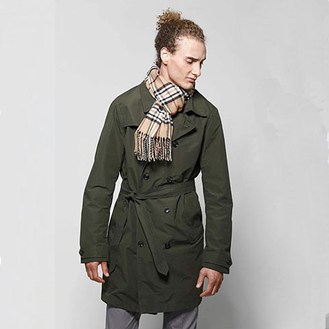 Trendy & Luxury Burberry Check Muffler - Small Check
