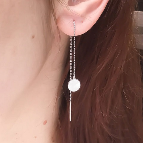 Trendy South Korean Fashion Chain Earrings (301038)