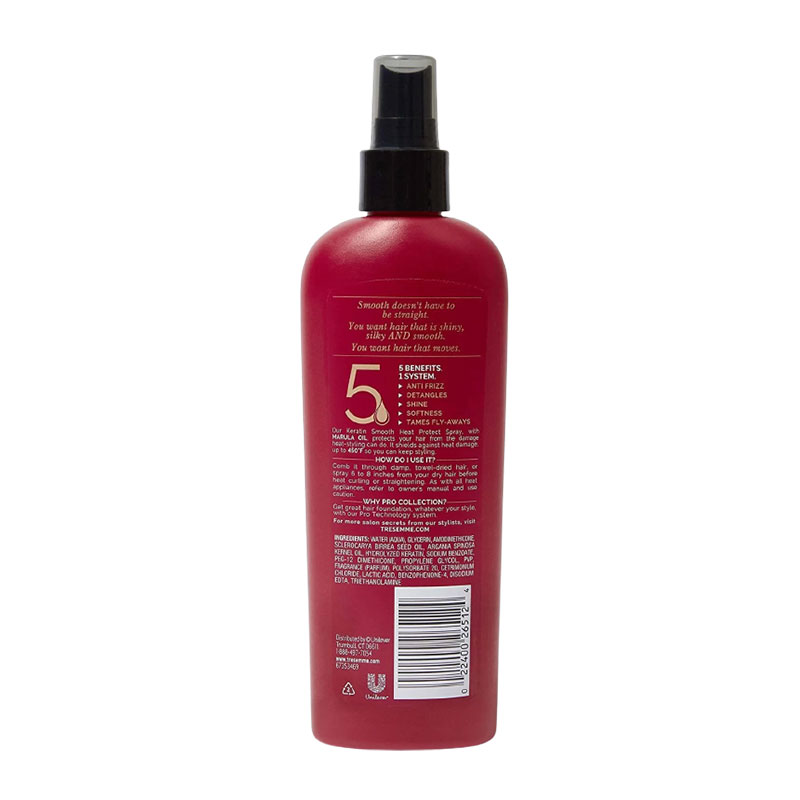 Tresemme Keratin Smooth Heat Protect Spray With Marula Oil 236ml