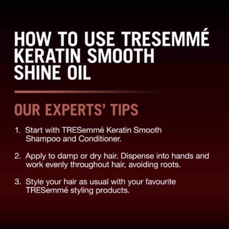 Tresemme Keratin Smooth Shine Oil With Marula Oil 50ml