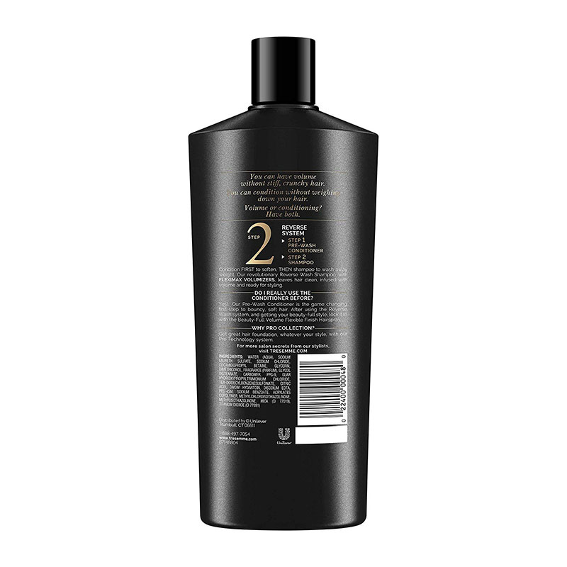 Tresemme Beauty-Full Volume Reverse System 2 Step Pro Collection Shampoo 650ml
