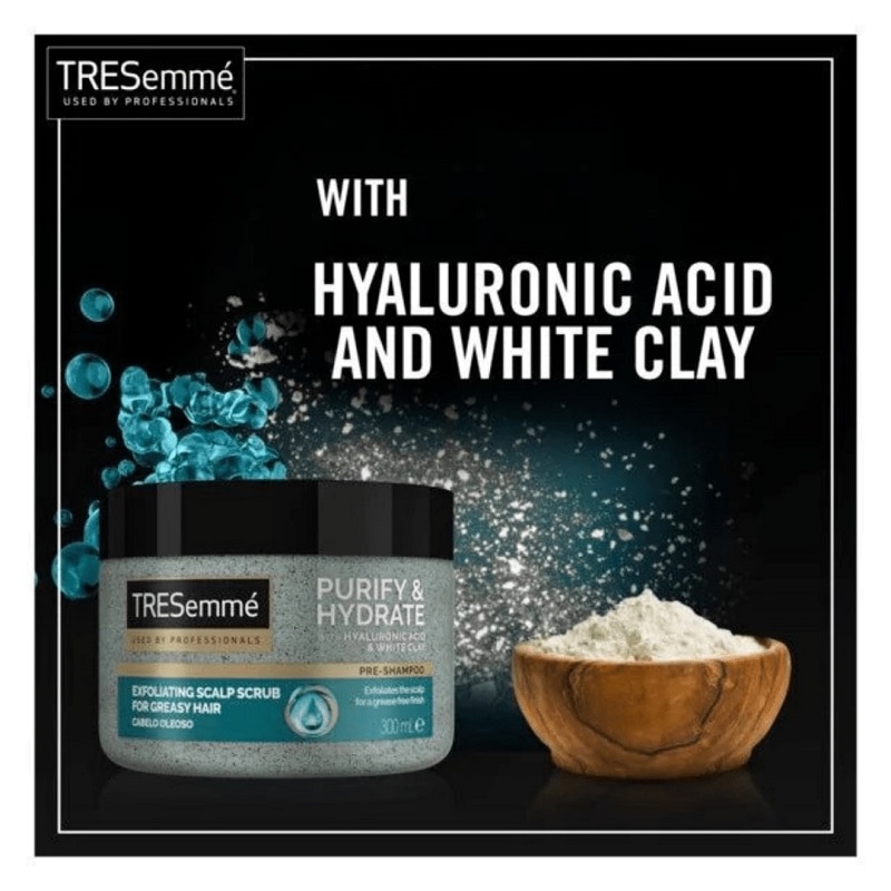 Tresemme Purify & Hydrate Exfoliating Scalp Scrub For Greasy Hair 300ml
