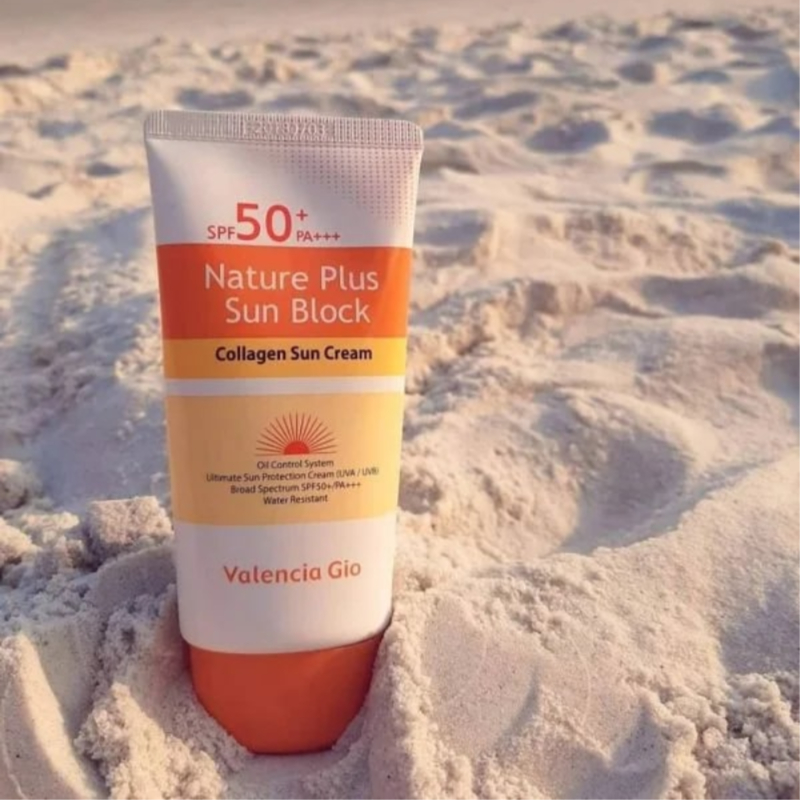 Valencia Gio Nature Plus Sun Block Collagen Sun Cream SPF 50+ - 70ml
