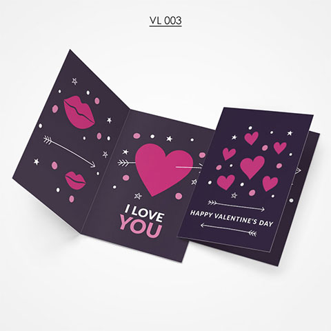 Valentine Gift Card - VL003