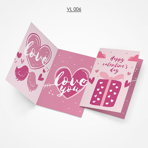 Valentine Gift Card - VL006