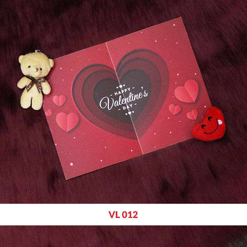 Valentine Gift Card - VL012