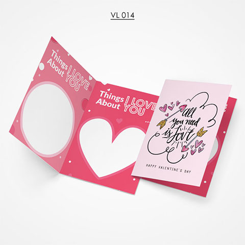 Valentine Gift Card - VL014