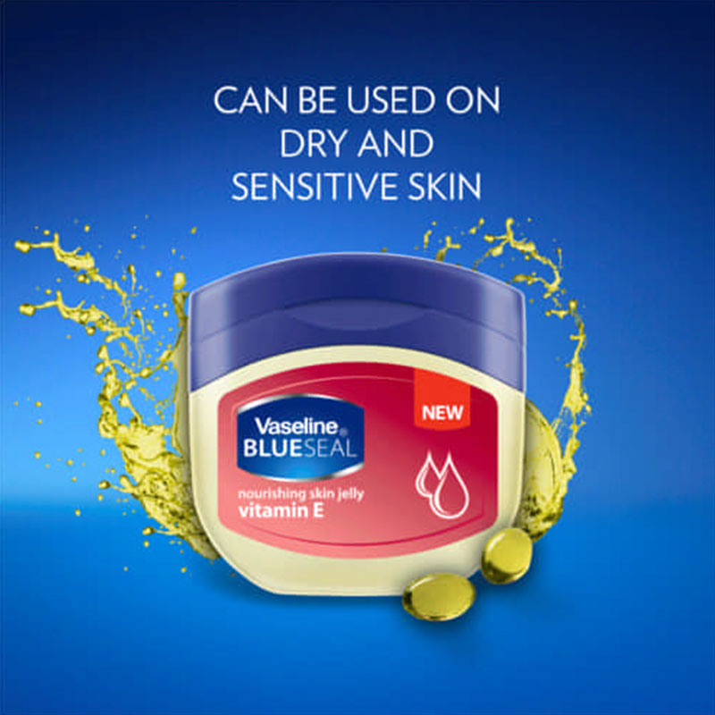 Vaseline Blueseal Nourishing Skin Jelly Vitamin E 100ml