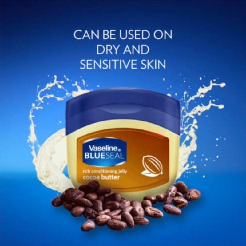 Vaseline Blueseal Rich Conditioning Jelly Cocoa Butter 50ml