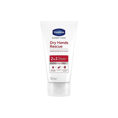 Vaseline Extra Care Dry Hands Rescue Moisturising Hand Cream 75ml
