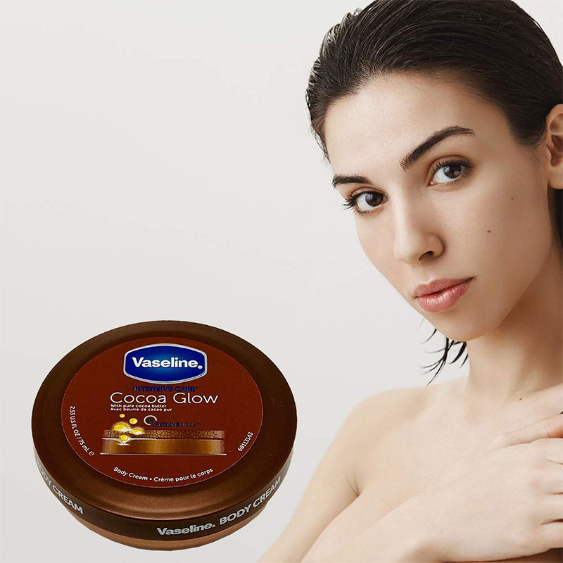Vaseline Intensive Care Cocoa Glow Body Cream 75ml