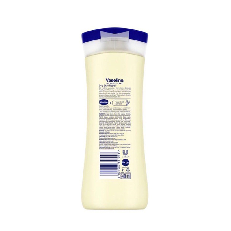 Vaseline Intensive Care Dry Skin Repair 72h Moisturisation Body Lotion 400ml
