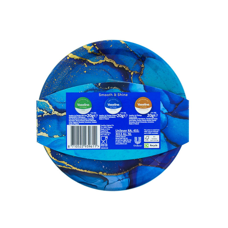 Vaseline Smooth & Shine Lip Therapy Tins Gift Set