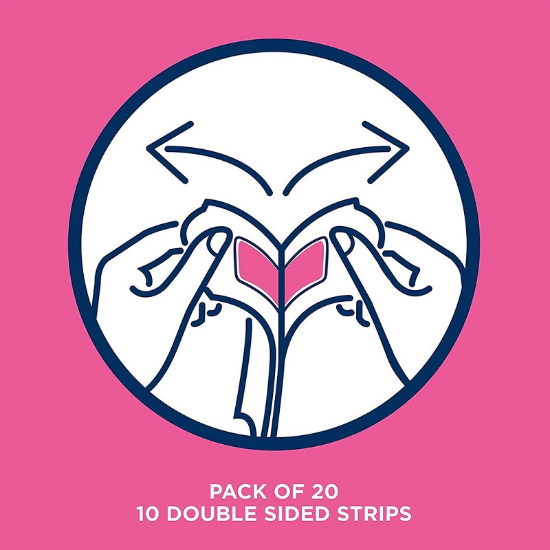 Veet Easy-Gel Wax Strips Plastry Z Woskiem - 20 Strips