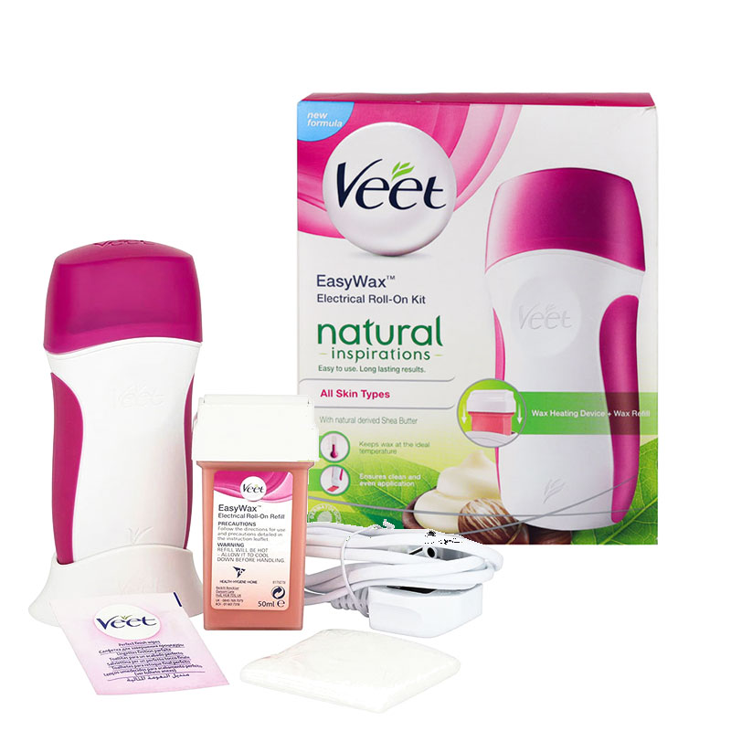 Veet Easy Wax Naturals Electrical Roll On Kit