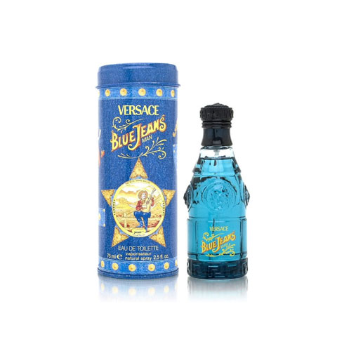 Versace Cologne Blue Jeans Man Eau De Toilette Natural Spray 75ml