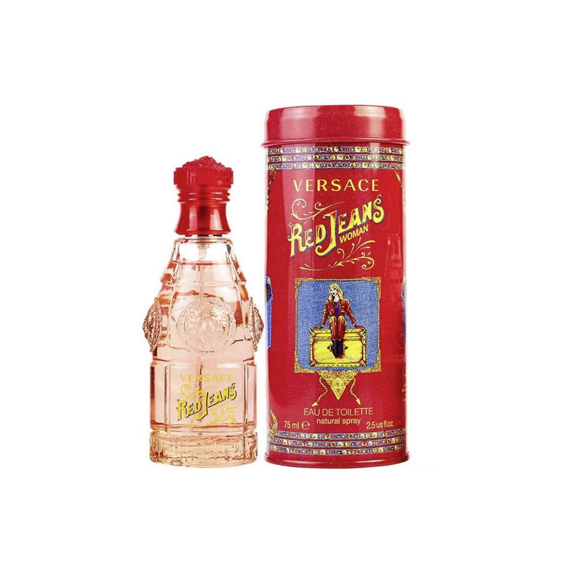 Versace Cologne Red Jeans Woman Eau De Toilette Natural Spray 75ml