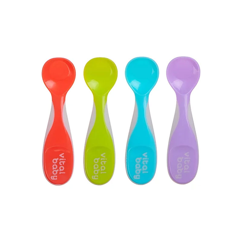 Vital Baby Nourish Chunky Feeding Spoons 6m+ 4pk (8777)