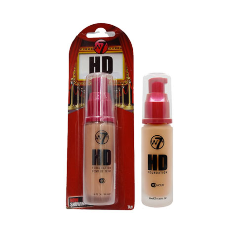 W7 12 Hour HD Foundation 30ml - Tan