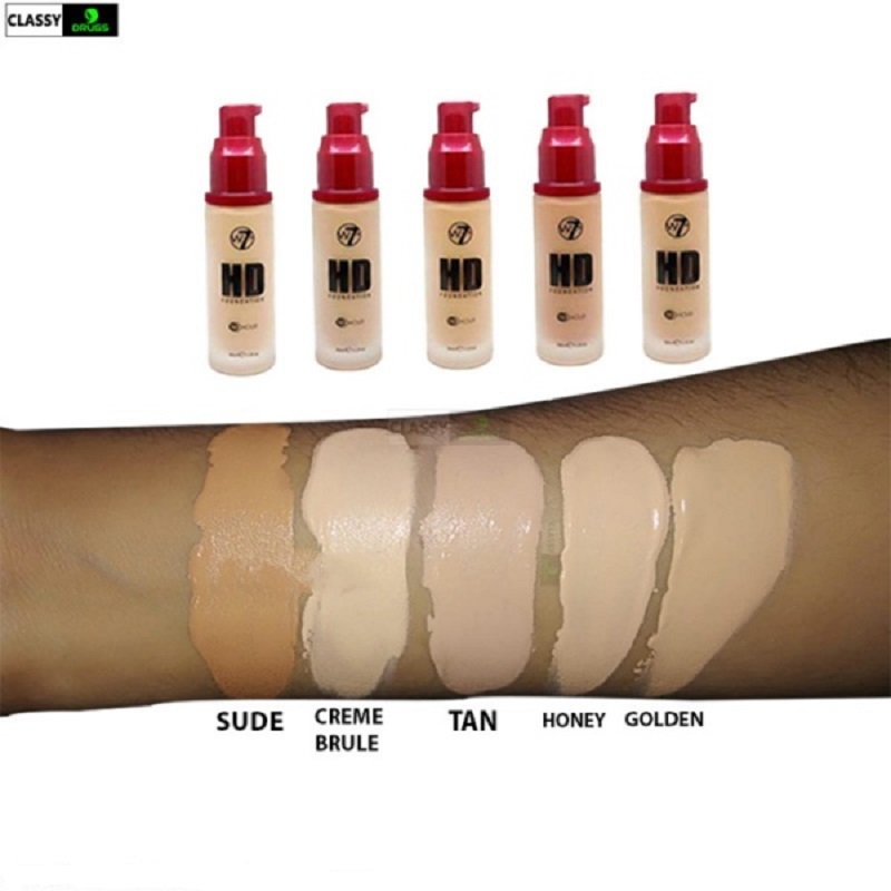 W7 12 Hour HD Foundation - Golden