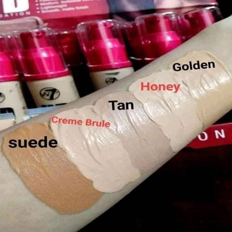 W7 12 Hour HD Foundation - Honey