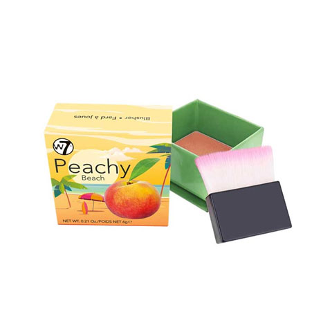 W7 Boxed Powder Blusher 6g - Peachy Beach