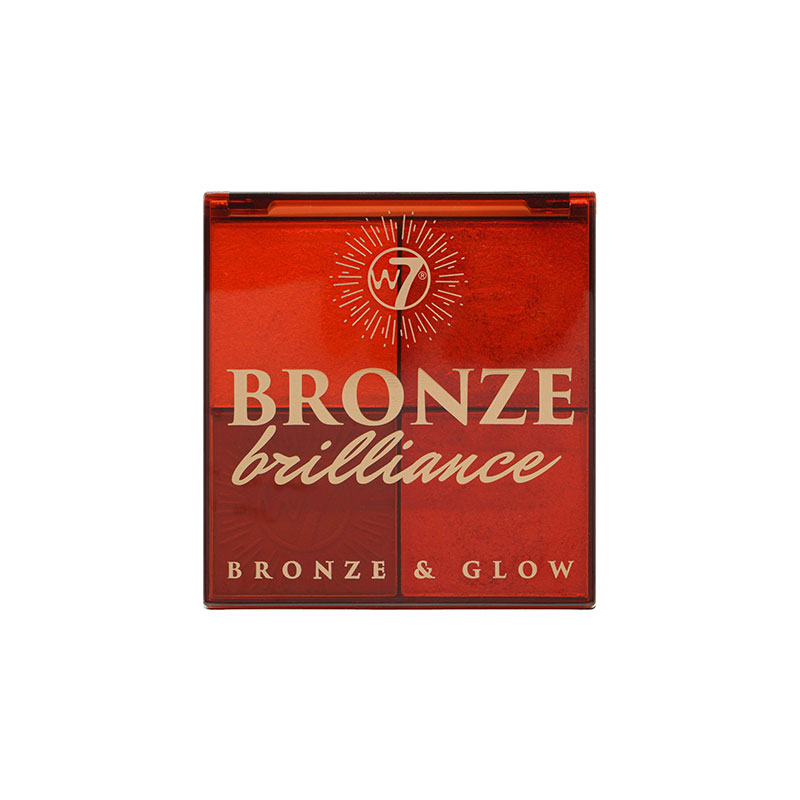 W7 Bronze Brilliance Bronze & Glow Palette - Light / Medium
