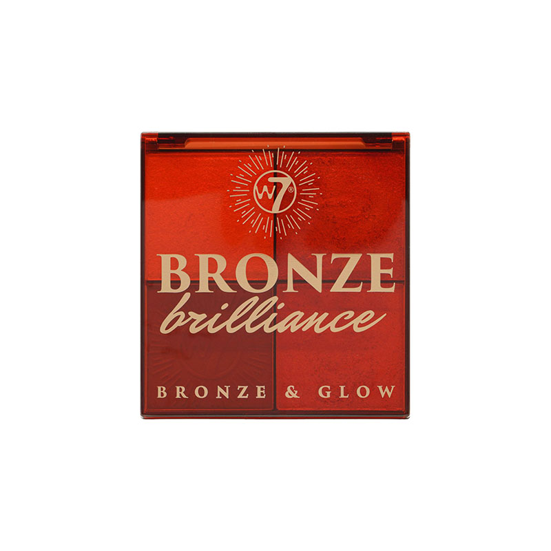 W7 Bronze Brilliance Bronze & Glow Palette - Medium / Dark