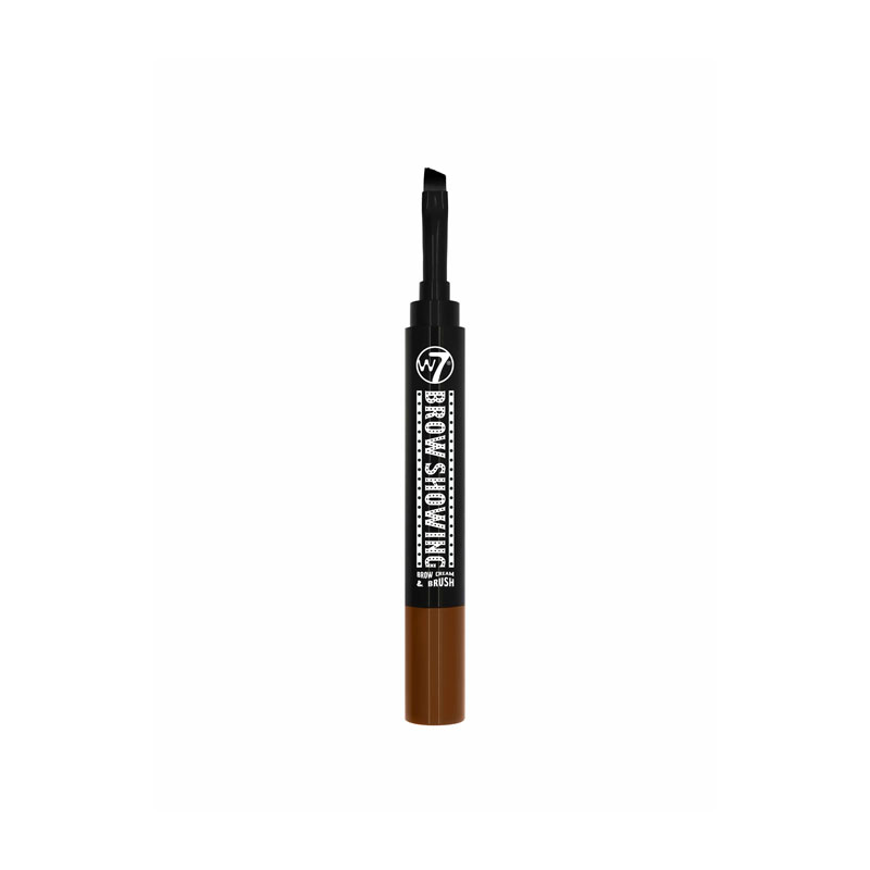 W7 Brow Showing Eyebrow Cream & Brush - Brunette