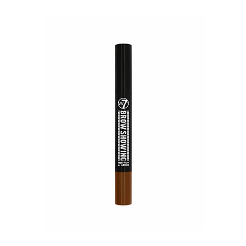 W7 Brow Showing Eyebrow Cream & Brush - Brunette