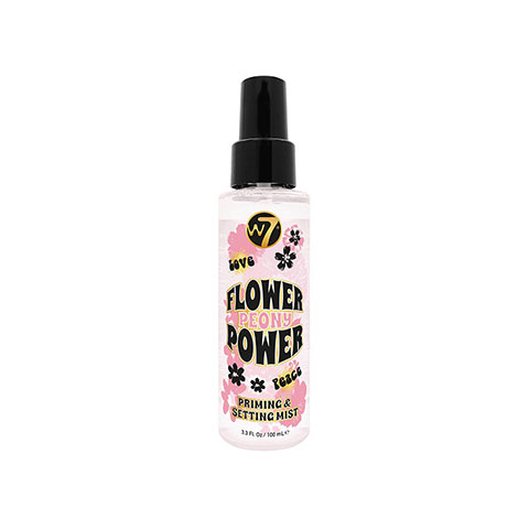 W7 Flower Power Priming & Setting Mist 100ml - Peony